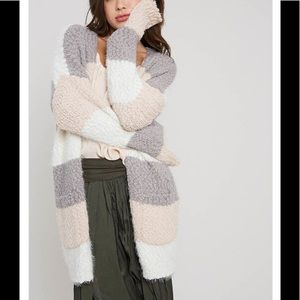 Fuzzy Popcorn Cardigan